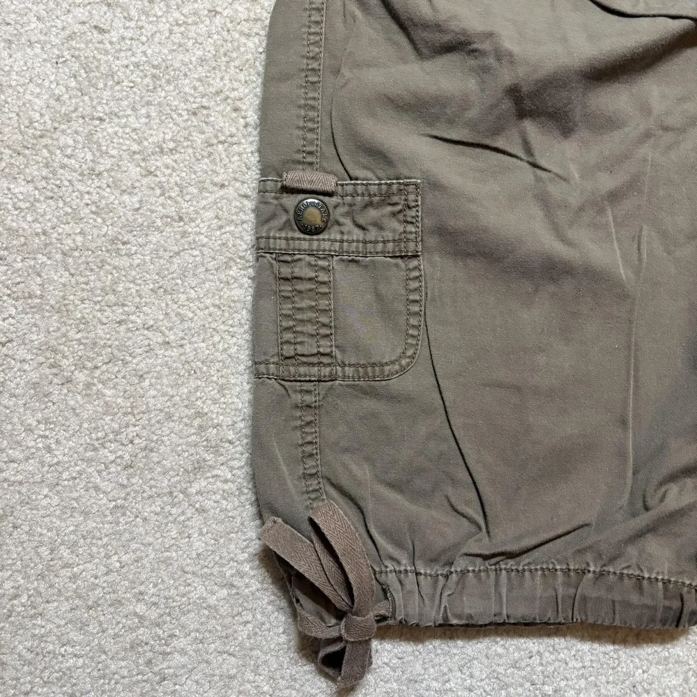Vtg Aeropostale Cargo Pants 31x30 Brown Twill Military Utility Paratrooper Y2K